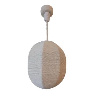 Small Lemon Drop Hanging Cotton Light Fixture