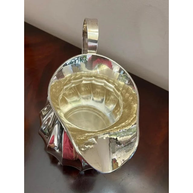 Metal Torchon Handmade 800 Silver Jug, Italy, 1980s For Sale - Image 7 of 11