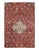 Pasargad DC Red Color Fine Hand Knotted Mahal Rug For Sale - Image 4 of 4