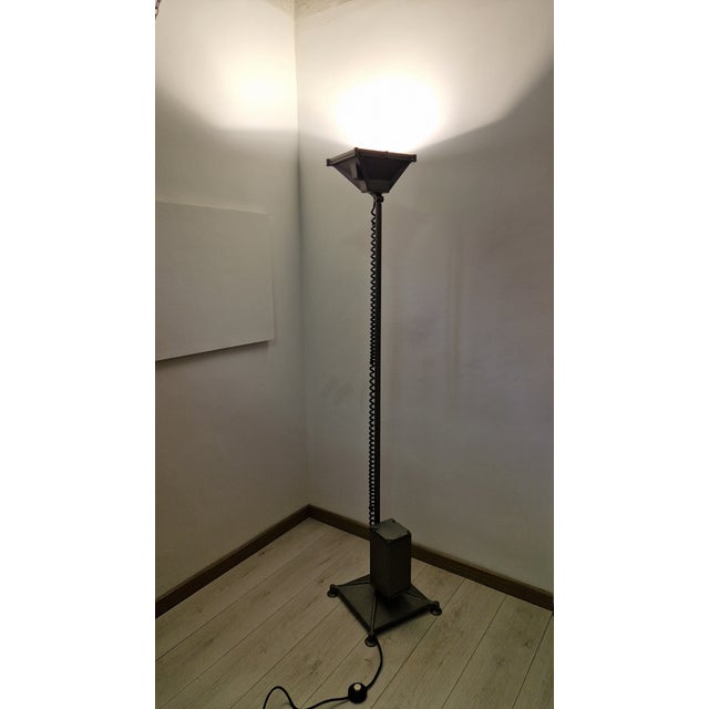 Lingotto Floor Lamp in Cast Iron and Steel by Renzo Piano for Guzzini For Sale - Image 11 of 15