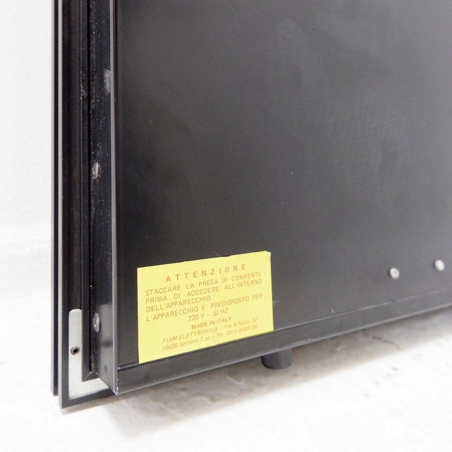 Infinity Mirror with Black Metal Frame, Italy, 2010s For Sale - Image 14 of 16