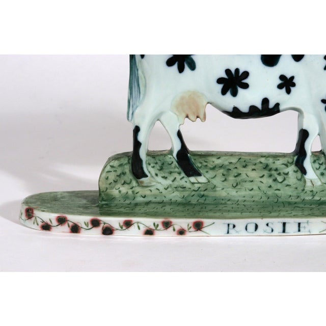 Black Maria Superior Porcelain Model of "Rosie", a Model of a Cow, Dated 1992 For Sale - Image 8 of 18