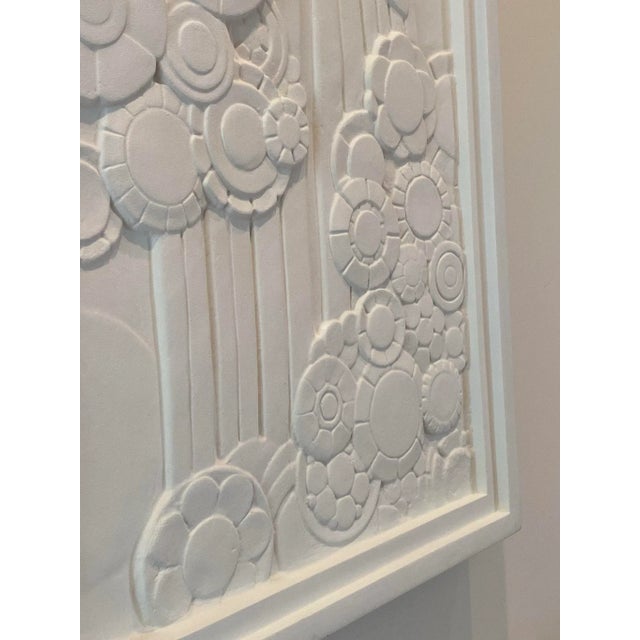 Gorgeous One of a Kind Post Modern Contemporary Three Dimensional Fiberglass Peacock Wall Art Mural For Sale In Detroit - Image 6 of 12