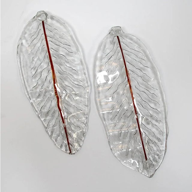 Hollywood Regency Murano Glass Lamps, 1970s, Set of 2 For Sale - Image 3 of 11