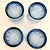Vintage Anchor Hocking Old Fashioned Glasses in Tartan Blueberry, Set of 4 For Sale - Image 11 of 11