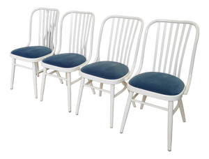 Vintage Bentwood Dining Chairs, 1970s, Set of 4
