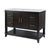 Mid-Century Modern Reece 48 in. W Wood & Quartz Single Sink Bathroom Vanity, Dark Roast Coffee Wire Brushed For Sale - Image 3 of 11