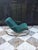 1970s 1970s In the Style of Guido Faleschini Chrome and Brass Milo Baughman Rocking Chair For Sale - Image 5 of 12
