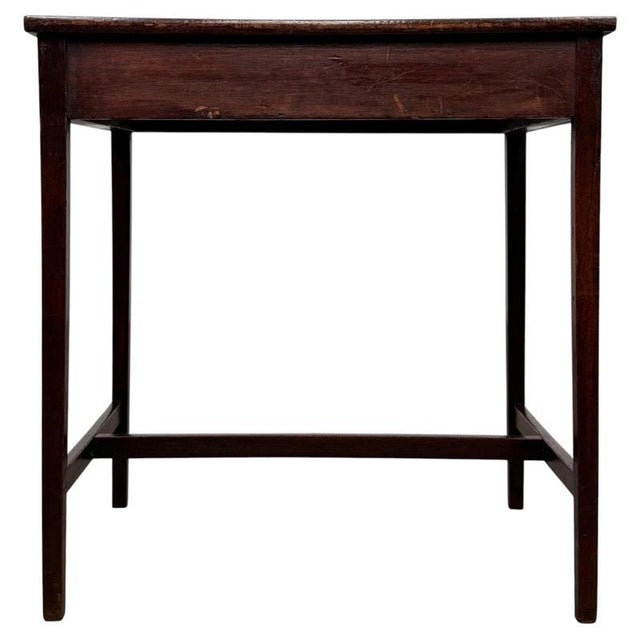 Brown 18th Century English Georgian Mahogany Side Table For Sale - Image 8 of 12