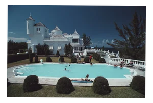Slim Aarons, Earl Levys Castle in Jamaica, 1993, C-Print Landscape Photograph