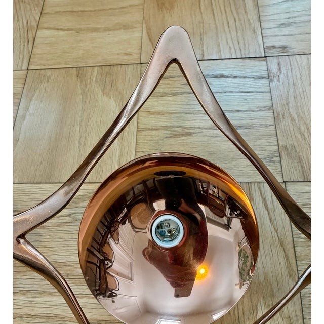 Mid 20th Century Mid 20th Century Copper Global Views Abstract Sconces For Sale - Image 5 of 18