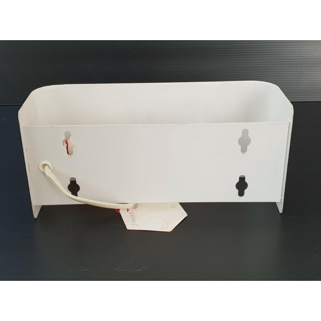 Mid-Century Modern Vintage Wall Light in Blue Lacquered Sheet Metal, 1960s For Sale - Image 3 of 6