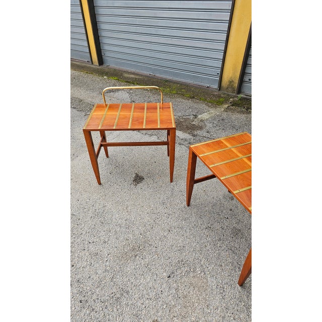 Wood Coffee Tables by Gio Ponti, 1950s, Set of 2 For Sale - Image 7 of 9