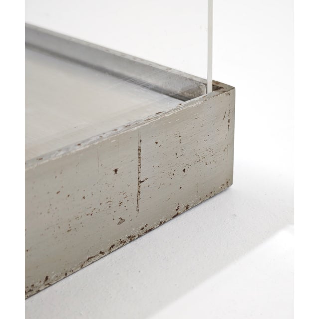Metal Table Lamp in Glass, Acrylic Glass and Metal, Italy, 1970 For Sale - Image 7 of 18