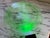 Glass 1930s Green Depression Uranium Glass Footed Cake Plate For Sale - Image 7 of 11