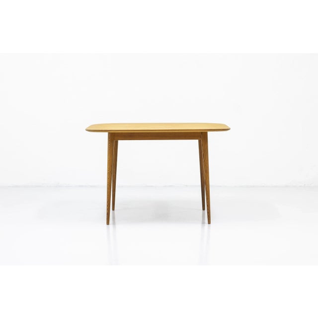 Pine dining table in intended originally as ''Sportstugemöbel'' designed by Carl Malmsten during the 1930-40s. Made from...