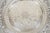 Mid 20th Century Vintage English Victorian Reticulated Silver Plated Round Footed Serving Tray For Sale - Image 5 of 11