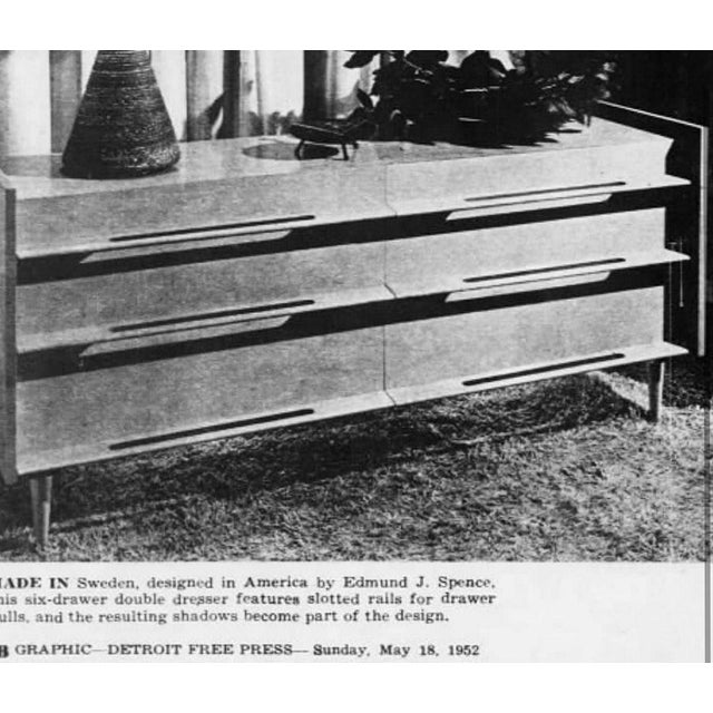 1950s Edmond Spence Swedish Modern Birch Nightstand, C. 1950s For Sale - Image 5 of 5