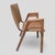 Wood Vintage Mid Century Modern Wooden Upholstered Arm Chair Desk Chair For Sale - Image 7 of 11