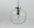 Large Bubble Melting Glass and Chrome Globe Pendant Lamp, Germany, 1970s For Sale - Image 18 of 18