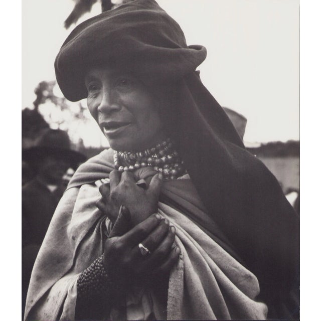 Hanna Seidel, Ecuadorian Woman, Black and White Photograph, 1960s For Sale - Image 3 of 3