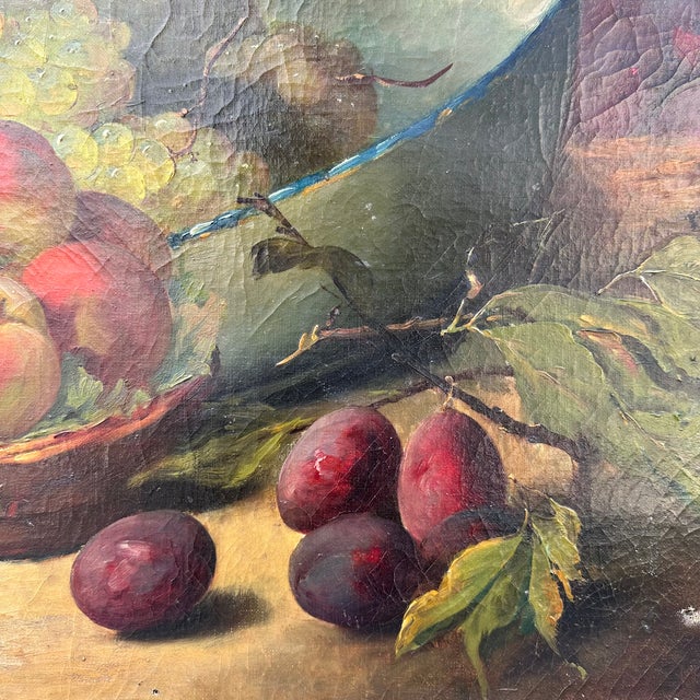 Alfred-Arthur Brunel De Neuville, Bodegón De Frutas, 1800s, Oil on Canvas For Sale - Image 14 of 18