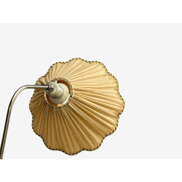 Tan 1930s Swedish Modern, Floor Lamp, Light Wood, Metal For Sale - Image 8 of 15