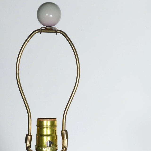 Large Postmodern Memphis Sculptural Ceramic Lamps - a Pair For Sale - Image 11 of 12