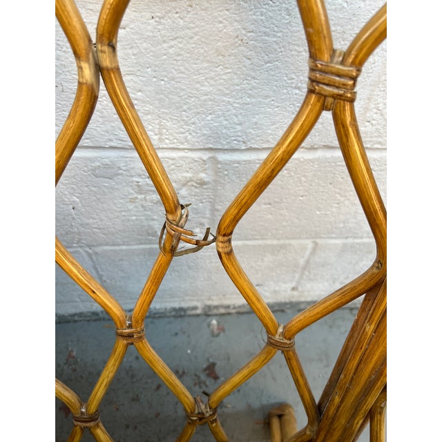 Vintage Palm Beach-Style Reed and Rattan Sofa For Sale - Image 9 of 10