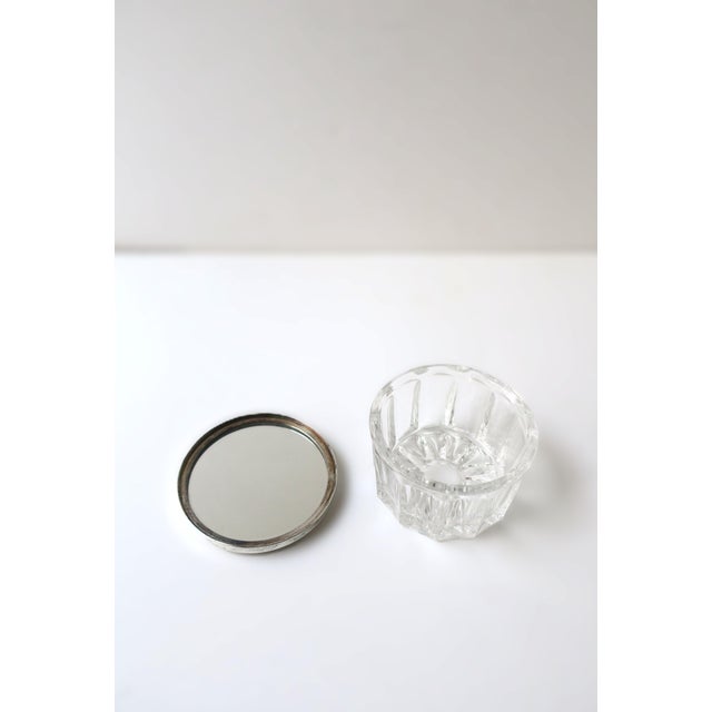 Sterling Silver Jewelry Box With Vanity Mirror, Victorian Style, Late-20th Century For Sale In New York - Image 6 of 11