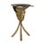 Contemporary Gold Palmetto Side Table For Sale - Image 3 of 7