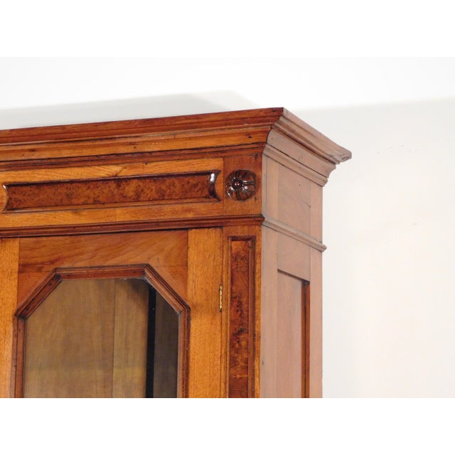 ANTIQUE 1880s Victorian Eastlake Burled Walnut Cylinder Secretary Bookcase Desk This AMAZING ANTIQUE 1880s Victorian...
