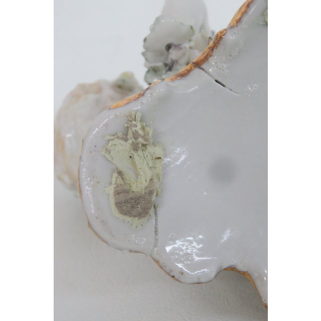 Porcelain English Derby Style Cherub With Grapes Figurine 9777 Signed Rp 4963b For Sale - Image 13 of 18