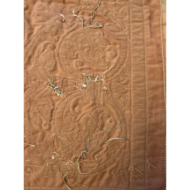 Italian Italian Pillow With Embroidery Mid 19th Century For Sale - Image 3 of 10