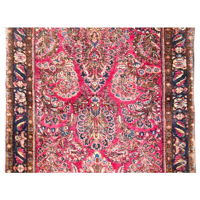 Early 20th Century Persian Sarouk Runner For Sale - Image 12 of 13