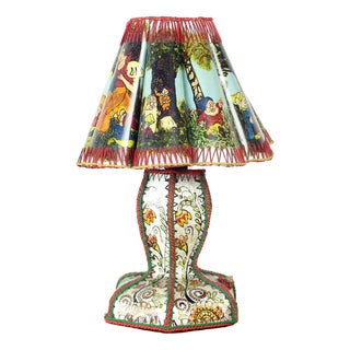 Mid-Century Modern Snow White and Seven Dwarfs Children's Table Lamp, 1950s For Sale