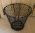 Large Antique Early 20th Century Heavy Gauge Industrial Wire Work Basket With Handles for Garden or Hearth For Sale - Image 15 of 17
