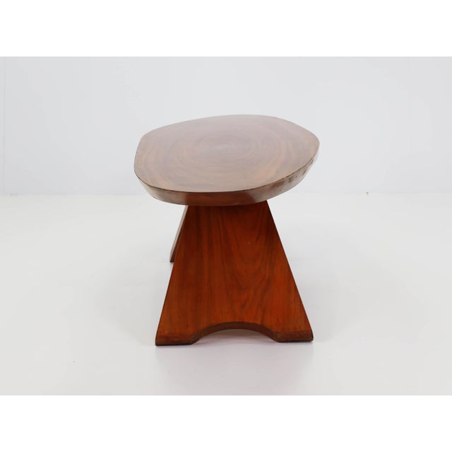 Large Organic Wood Coffee Table by George Nakashima, 1965 For Sale - Image 10 of 13
