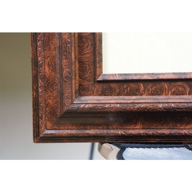 Printmaking Materials 1883 French Antique Etching Self Portrait of Lhéritier Georges Cain Burled Frame For Sale - Image 7 of 13