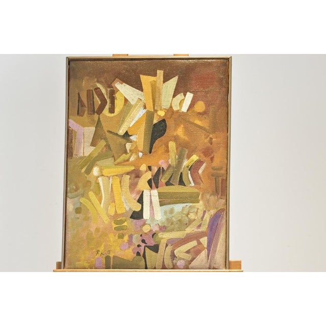 Oil painting - apotheose designer: rose kurtzke year: 1958 manufacturer: rose kurtzke country: germany measurements: h 67...