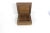 Brown Vintage Carved Wood Box, Square Lidded Wooden Carving Floral For Sale - Image 8 of 9