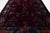1920s Antique Chinese Art Deco Plum Wool Rug With Floral Vases & Navy Border For Sale - Image 9 of 12