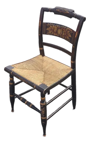 Vintage Hitchcock Harvest Side Chairs, Circa 1940s