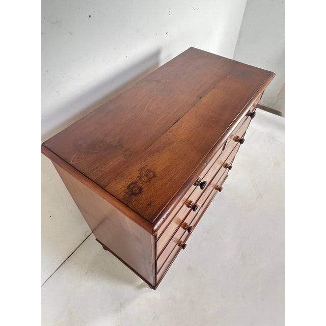 English 19th Century English Mahogany Chest of Drawers For Sale - Image 3 of 12