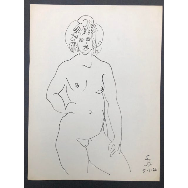 From the estate of Chicago artist James Frederic Bone (1929-2015). Signed and dated 5-166 lower right. Bone was born in...