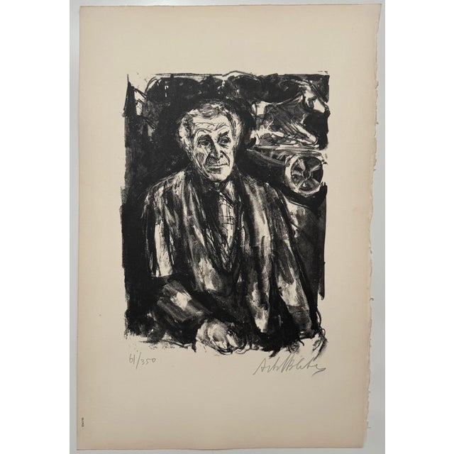 Arbit Blatas (1908 – 1999) Hand signed and numbered to lower edge Ecole de Paris Portrait Printed on Arches French deckle...