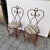 Vintage French Art Nouveau Chairs in Wrought Iron, 1930s, Set of 2 For Sale - Image 14 of 18