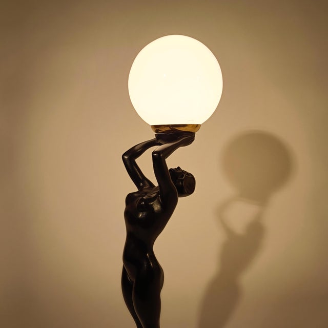 Large Sculptural Table Lamp by Onice E.T.H.D., 1980s For Sale - Image 9 of 13