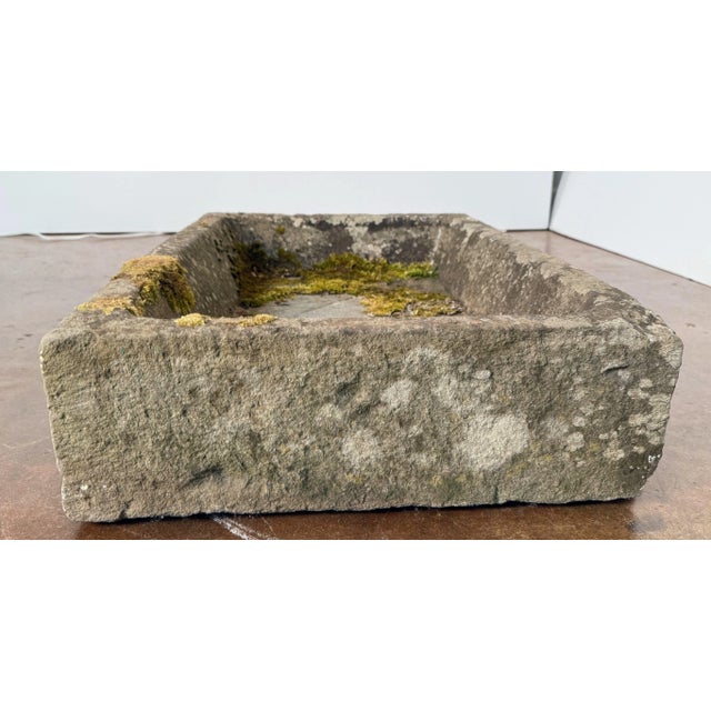 Large English Rectangular Garden Stone Sink or Trough For Sale In Austin - Image 6 of 9