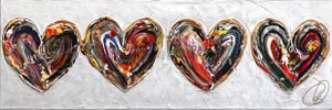 "My Greatest Treasure" Contemporary Original Abstract Painting by Cynthia Coulombe-Bégin
